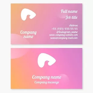 Business card template Dove, freedom, beauty, flight