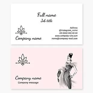 Fashion Business Card Template