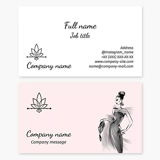 Fashion Business Card Template