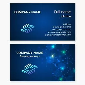 Hexagon Tech Business Card Template