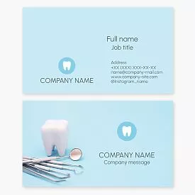 Dentist Business Card Template