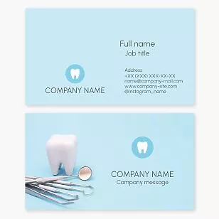 Dentist Business Card Template