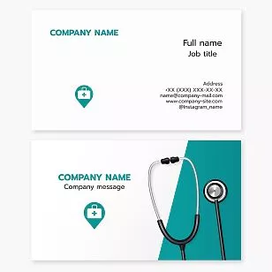 Professional Medical Healthcare Doctor Business Card Template