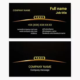 Taxi Business Card 