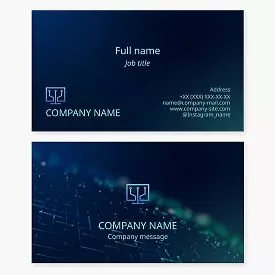 Technology Business Card Template