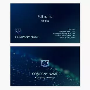 Technology Business Card Template