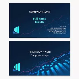 Financial Services Business Card Template