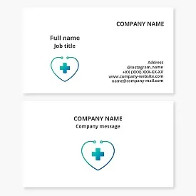 Medical Healthcare Clinic | Doctor Business Card Template