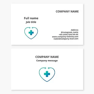 Medical Healthcare Clinic | Doctor Business Card Template