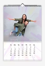 Free Calendar template | gray background