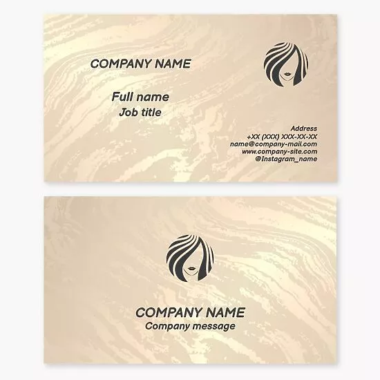 Beauty Business Card Template