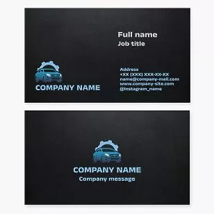 Auto Mechanic Business Card Template