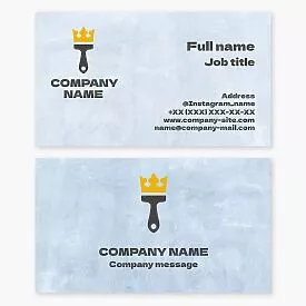 Painting Business Card Template