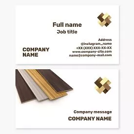 Flooring Business Card Template