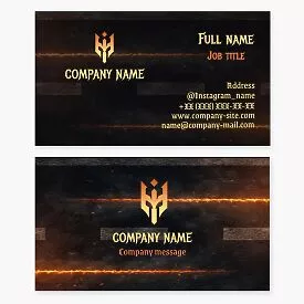 Foundry Business Card Template