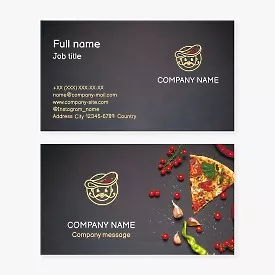 Pizza Business card