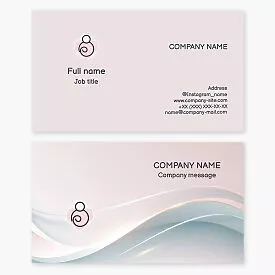 Pink Lactation Consultant Business Card Template