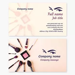 Makeup Business Card Template