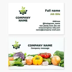 Agriculture Business Card Template