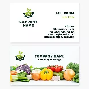 Agriculture Business Card Template