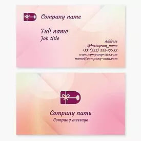 Gift Tag Logo | Gift Shop Business Card Template