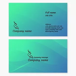 Elk Business Card Template