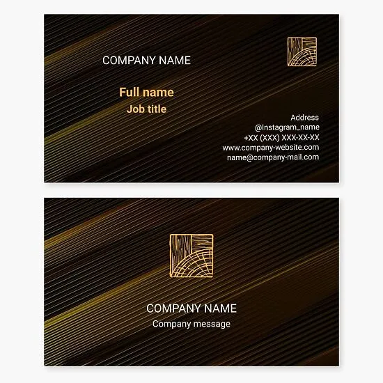 Wood Working | Carpentry Business Card Template