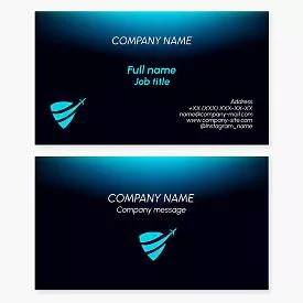 Plane Shield | Travel Insurance |  Business Card Template