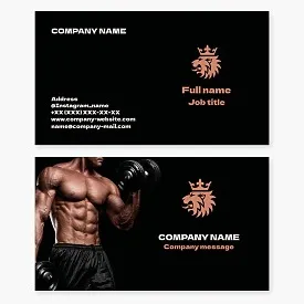 Fitness | Personal Trainer Business Card Template