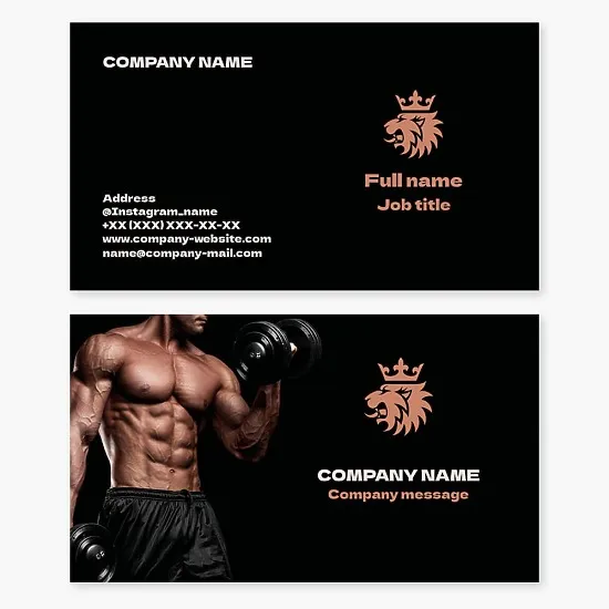 Fitness | Personal Trainer Business Card Template