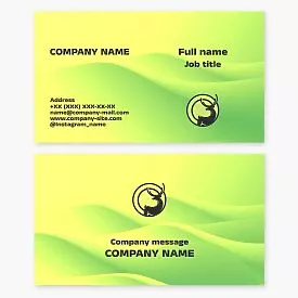 Deer Logo Business Card Template