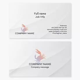 Crab Logo Business Card Template