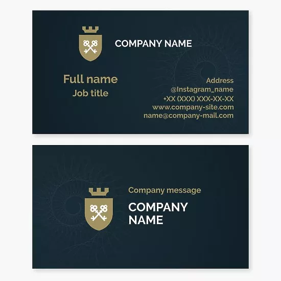 Real Estate Business Card Template