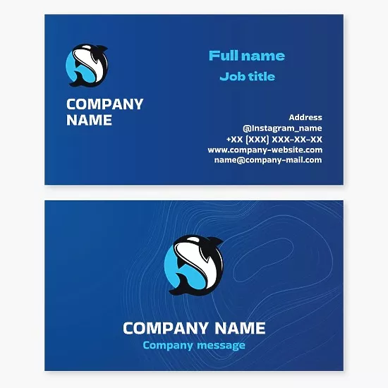 Casatka. Business Card Template