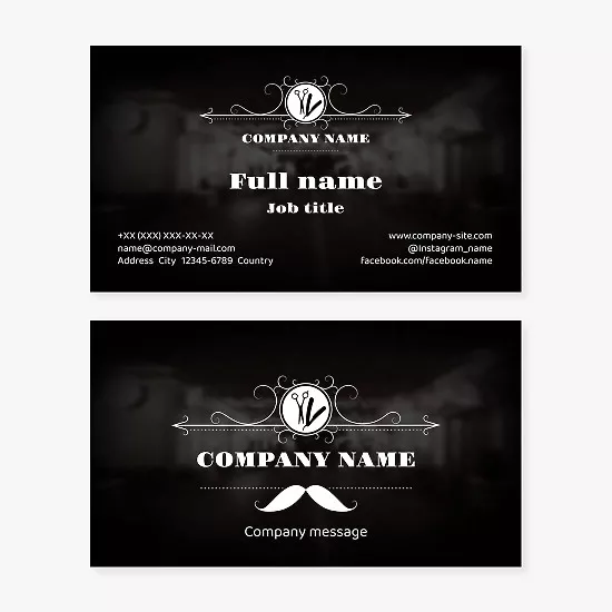 Barber Business Card