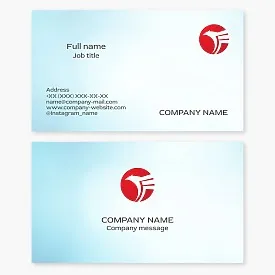 Abstract Eagle Logo Business Card Template