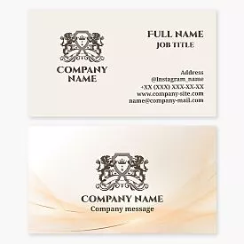 Royale Lion Business Card Template