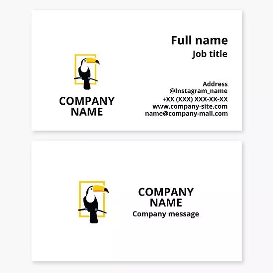 Toucan Business Card Template