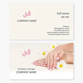 Nail Salon Business Card