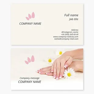 Nail Salon Business Card