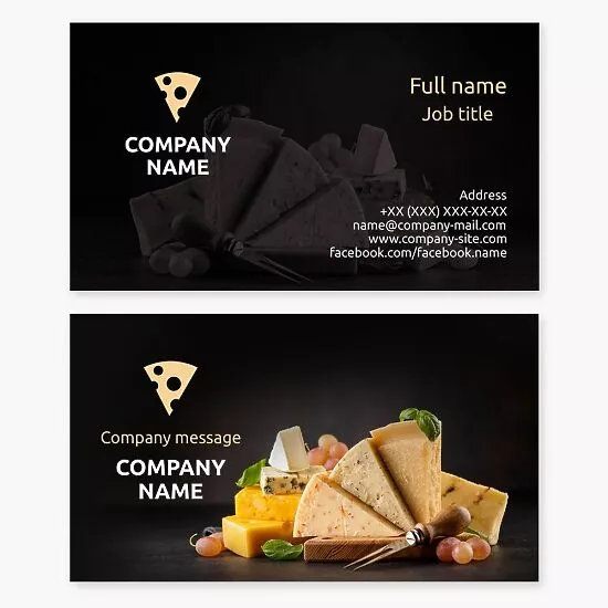 Cheese Shop | Cheese Maker Business Card Template