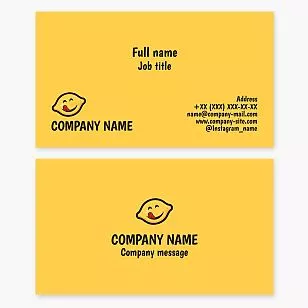 Delicious Happy Lemon Business Card Template