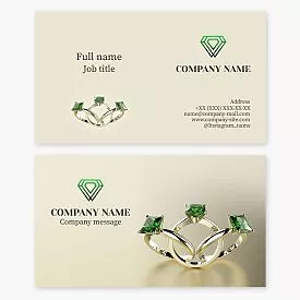 Jewelry Business Card Template