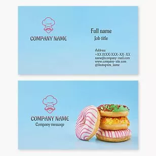 Donut Shop | Bakery Business Card Template