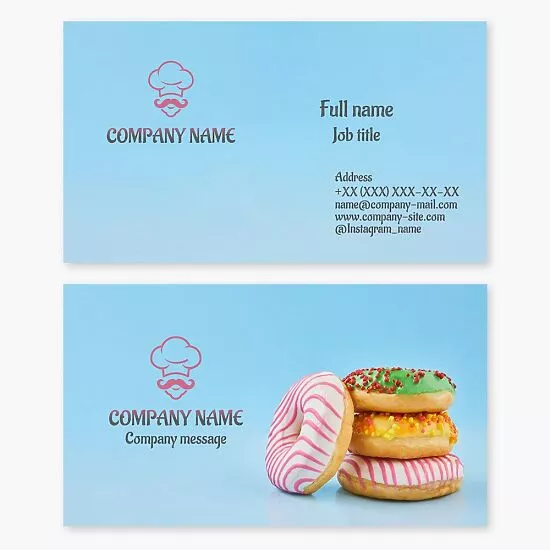 Donut Shop | Bakery Business Card Template