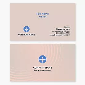 Generic Business Card Template