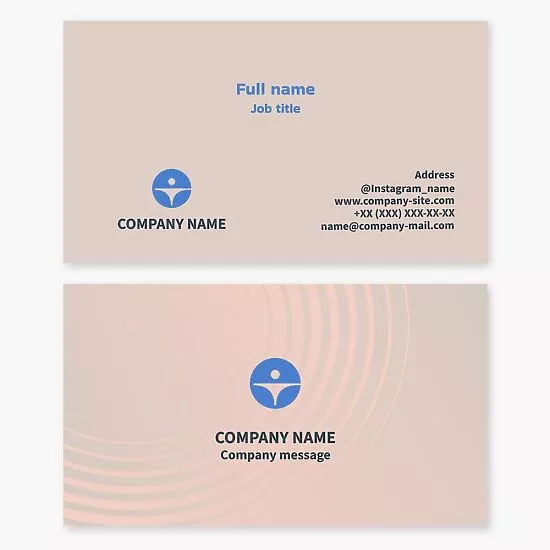 Generic Business Card Template