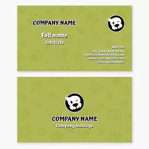 Animal Care | Pet Shop Business Card Template