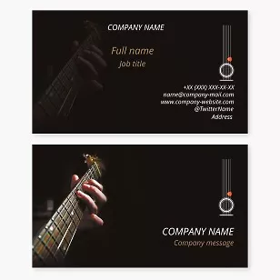 Guitar Business Card