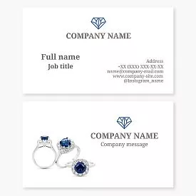 Jewelry Business Card Template